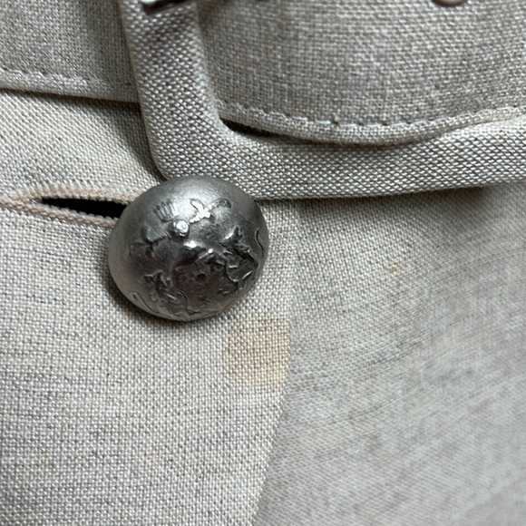 Bebe belted vintage suit jacket. Cream. Size 10 GUC - Picture 5 of 8